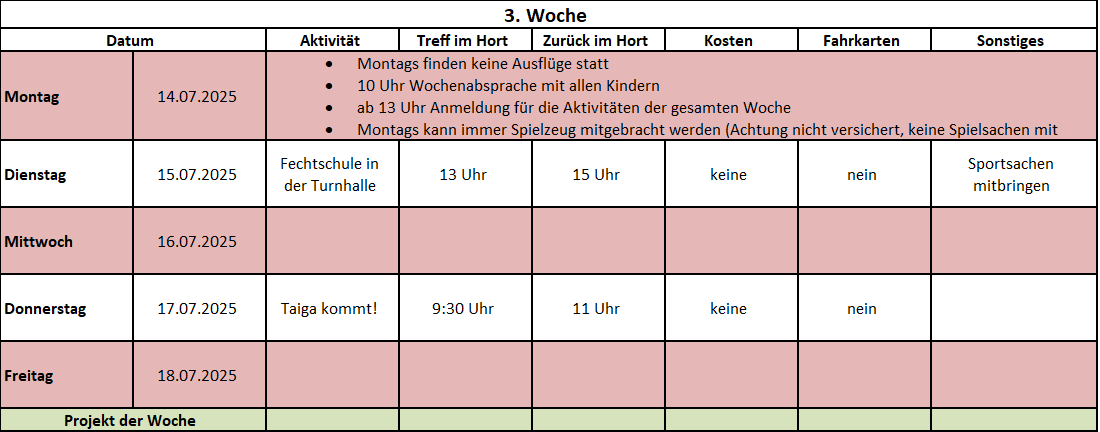 3. Woche